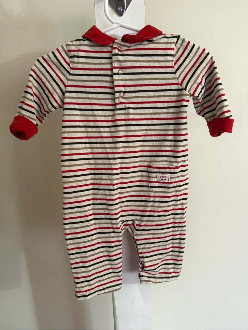 Janie and Jack Moose Romper